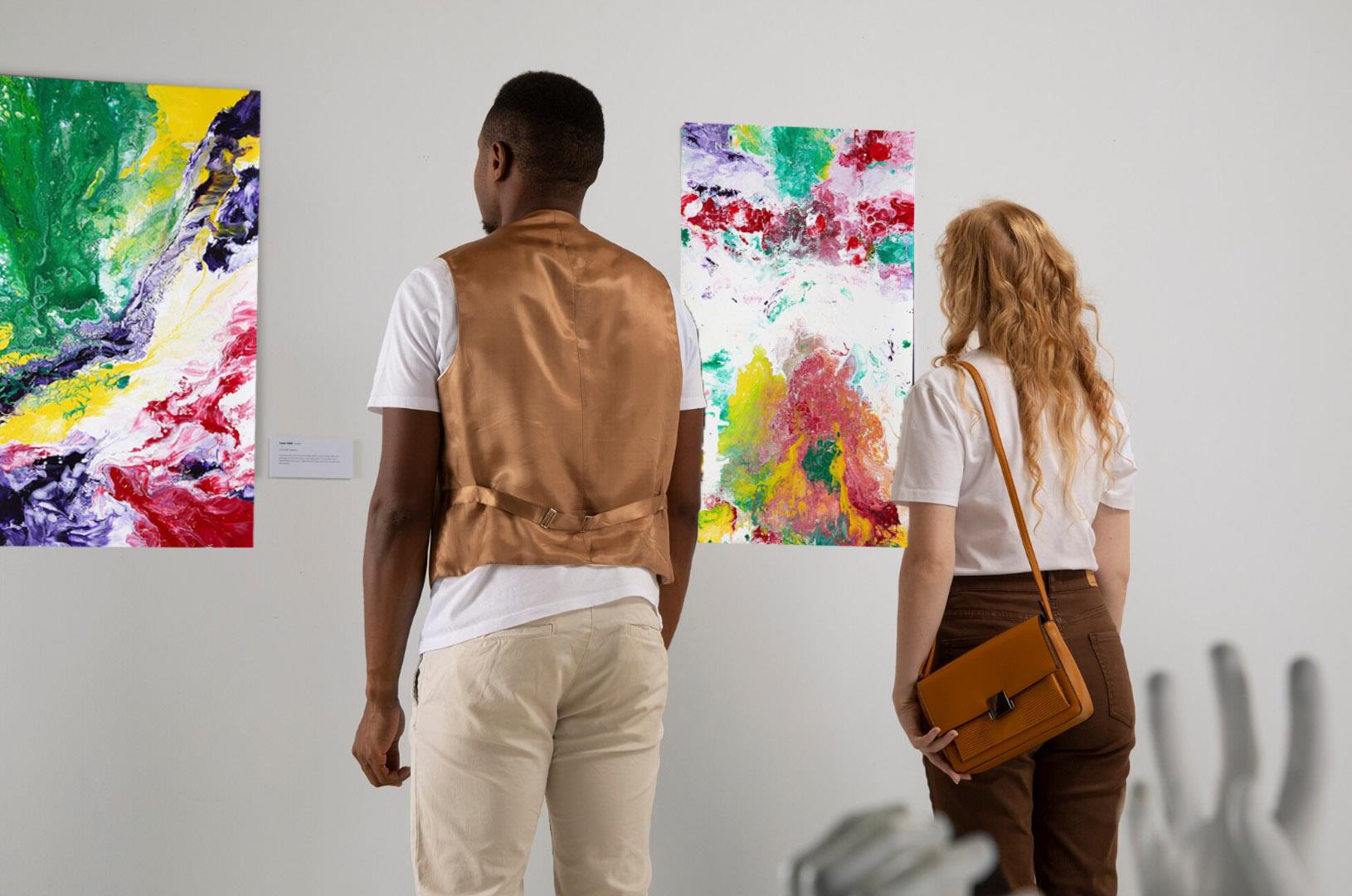 Akrilik Soyut Resimler